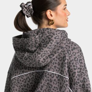 Alternative view of Contrastline Hooded Sweater "Leo Graphit"