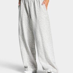 Contrastline Wide Leg Jogger "Leo Hellgrau"