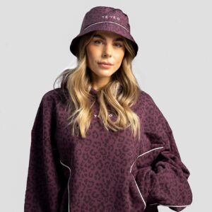 Alternative view of Contrastline Hooded Sweater "Leo Merlot"