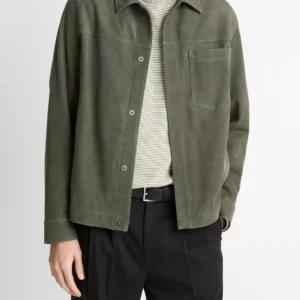 Herren Truckerjacke aus Nubukleder – Lässig, Robust & Stilvoll