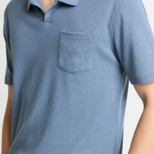 Alternative view of Herren Polohemd aus Baumwolljersey, garment dyed – Weich & Farbstark