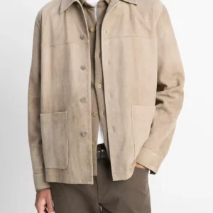 Herren Overshirt aus Wildleder-Lammleder – Weich, Zeitlos & Vielseitig