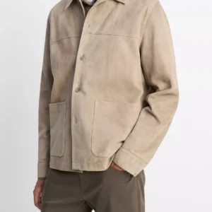 Alternative view of Herren Overshirt aus Wildleder-Lammleder – Weich, Zeitlos & Vielseitig